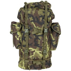 RUCSAC COMBAT BW - TIJĂ DE ALUMINIU - 65 L - MFH® - CAMUFLAJ CZ M95