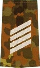 EMBLEMA - GERMAN ARMY FLECKTARN CAMO/SILVER SHOULDER LOOPS ´STABSGEFREITER´