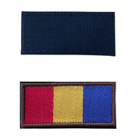 Cu Velcro (scai) - Bleumarin || Contur maro surfilat 