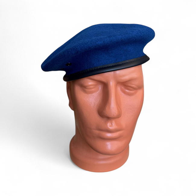 BERETA LANA ALBASTRU ROYAL - MARGINE DIN PIELE - ARMATA (MAPN) - FORTELE AERIENE - LECTER TACTICAL