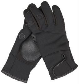 BLACK NEOPRENE/AMARO SHOOTING GLOVES