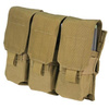 BLACKHAWK S.T.R.I.K.E. M4- TRIPLE MAG POUCH (HOLDS 6) W/SPEED CLIPS