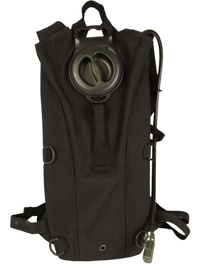BLACK MIL-SPEC WATER PACK WITH STRAPS