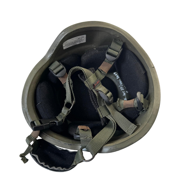 Casca de protectie balistica din Kevlar - Surplus Militar Fortele Armate Romane - Verde OD - Ca noua