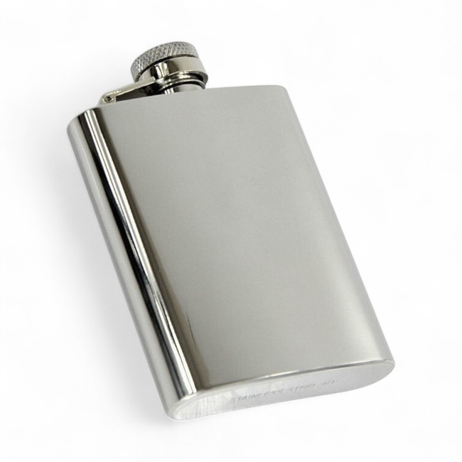 Plosca Flask - 220 ml - Otel inoxidabil - Argintie - Mil-Tec