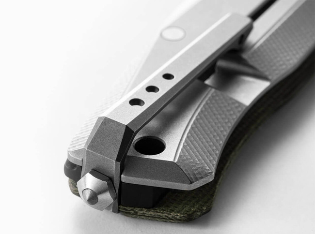 POCKET KNIFE MYTO TITANIUM OLD BLACK - LIONSTELL