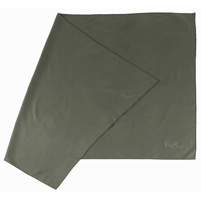 Prosop de calatorie, Quickdry, microfibra, verde OD, cca. 130 x 80 cm