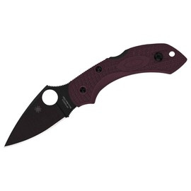 CUTIT DE BUZUNAR Dragonfly 2 Lightweight Micro-Melt PD 1 Black Blade Sprint Run - SPYDERCO