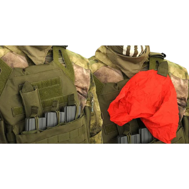 AIRSOFT DEAD RED RAG POUCH - 8FIELDS -   BLACK