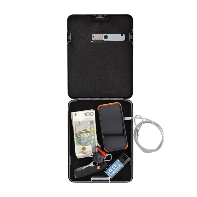 Cutie metalica pistol Safe Box L - mini seif din otel pentru obiecte de valoare - Umarex 