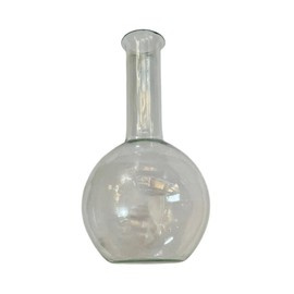 STICLA, BULB, PAHAR, VAS DE LABORATOR - MEDICAL CRUCIBLE - VINTAGE  - ANII 1980 - TRANSPARENTA - SURPLUS MILITAR ARMATA ROMANA - IN STARE BUNA