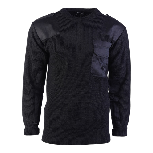 PULOVER DIN ACRIL NEGRU