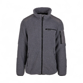 Jacheta Teddyfleece pentru Barbati - Ramble - Cu Insertii Ripstop - Anthracite - Brandit