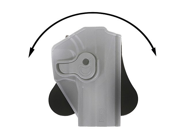 HIGH-TECH POLYMER HOLSTER FOR P220/225/226/228/229 - BLACK [CYTAC]