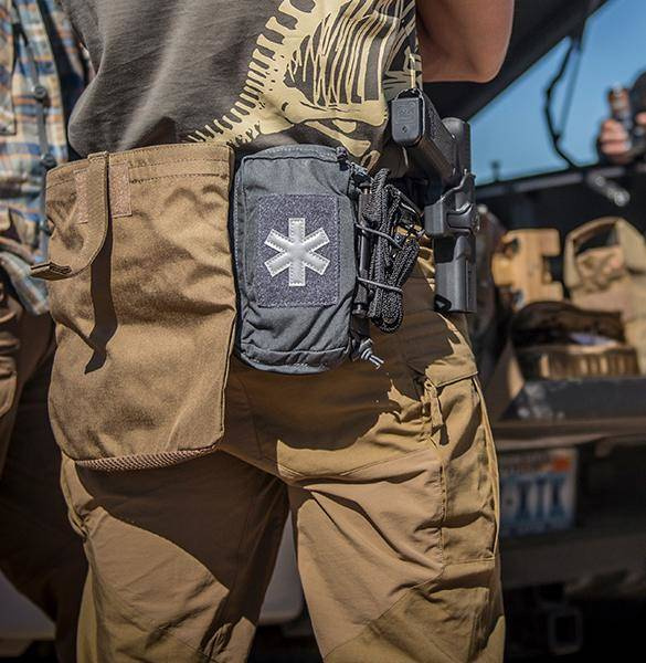 PANTALONI TACTICI - HYBRID TACTICAL - POLIBUMBAC RIPSTOP - Helikon-Tex - GRI FUMURIU