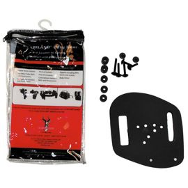Adapter plate for holster, orig. "SAFARILAND", black, new