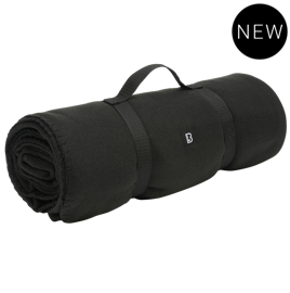 PLAPUMA / PATURA DIN FLEECE - NEGRU - BRANDIT