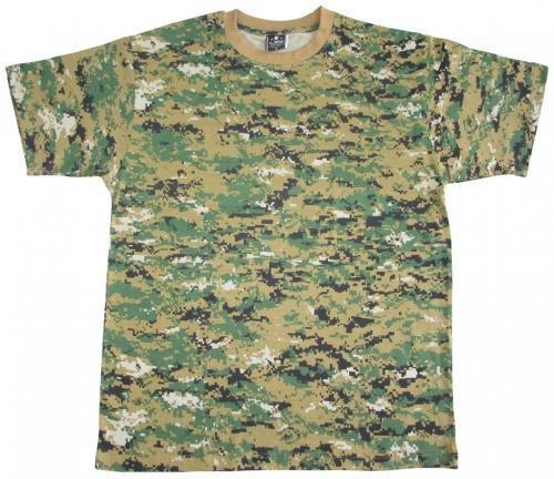 TRICOU US ARMY DIGITAL WOODLAND CAMO