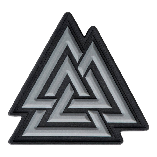 PATCH VALKNUT PVC - BLACK/GREY - M-TAC