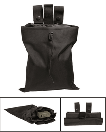 EMPTY SHELL POUCH - 29x24 CM - Mil-Tec - BLACK