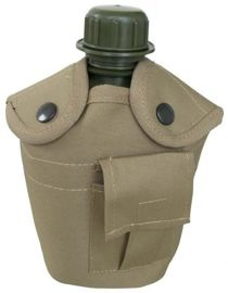 BIDON CU HUSA US PLASTIC CANTEEN COVER IMPORT COYOTE