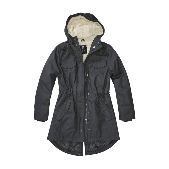 JACHETA PARKA PENTRU FEMEI - MARSH LAKE - ANTHRACITE - BRANDIT