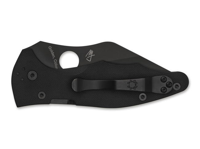YOJIMBO II POCKET KNIFE - ALL BLACK - SPYDERCO