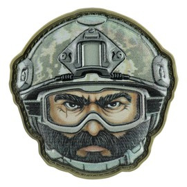 PATCH 3D EMOJI NR. 6 PVC - OLIVE - M-TAC