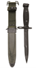 Us M7 Bayonet With Scabbard M8a1 Repro