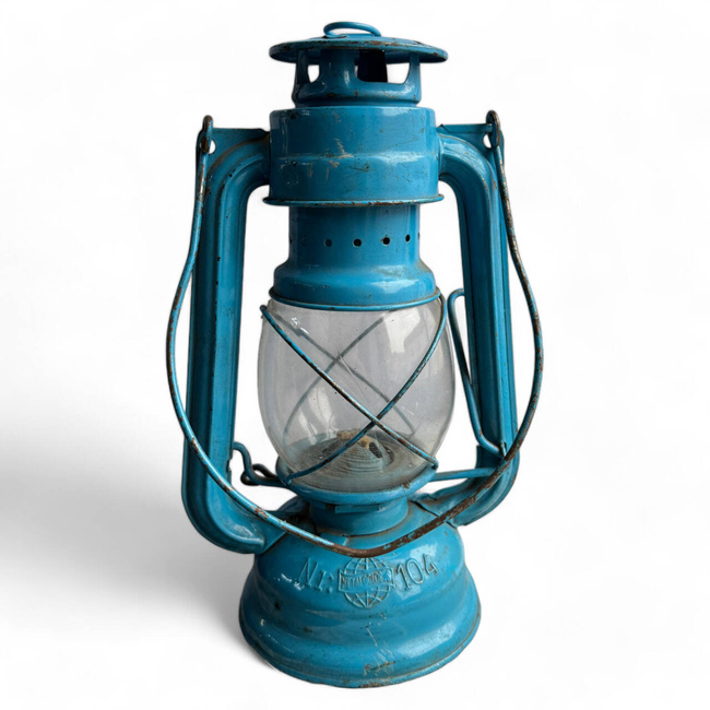 FELINAR DE VANT - METALOGLOBUS - ALBASTRU - SURPLUS MILITAR ARMATA ROMANA - IN STARE BUNA