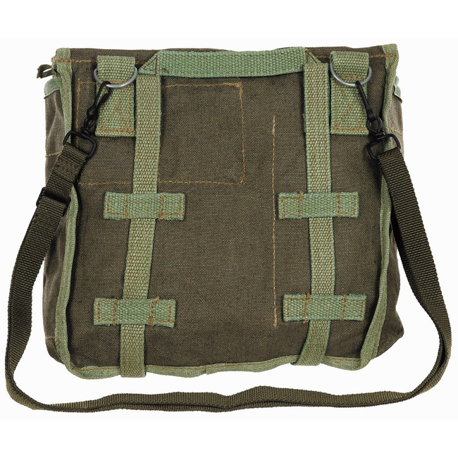 BREAD BAG WITH STRAP - MILITARY SURPLUS FROM THE POLISH ARMY - OD GREEN - LIKE NEW