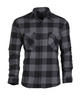 LIGHT FLANNEL SHIRT - Mil-Tec - BLACK/GREY