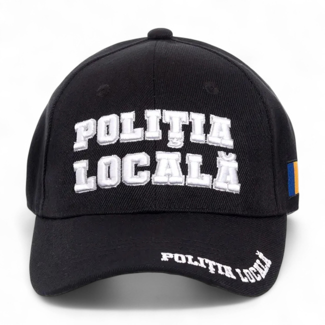 SAPCA - POLITIA LOCALA - BRODERIE 3D - CALITATE PREMIUM - NEAGRA