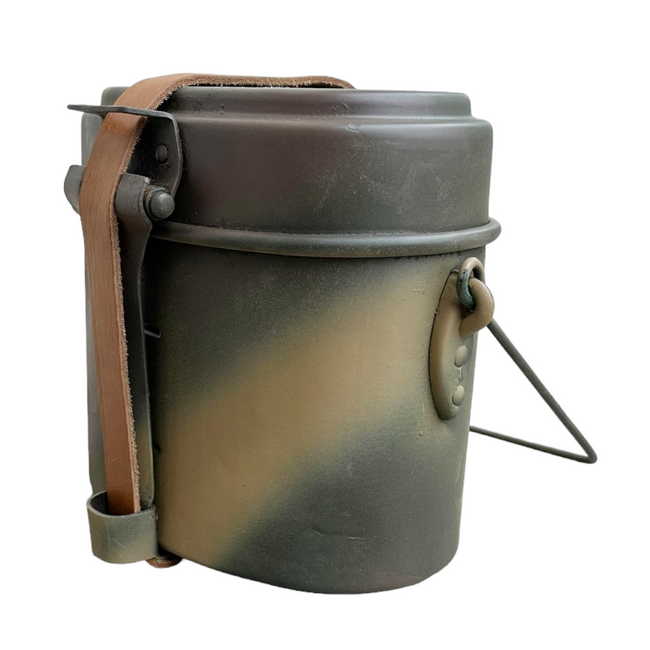 Gamela model M31 germană WW2  - Repro vopsită camuflaj 3 culori (Normandia)