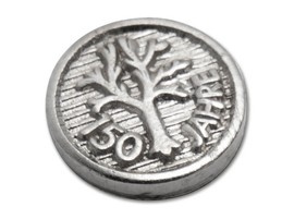 Emblemă 6,5 mm placată cu nichel 150 de ani - Böker