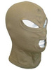 MASCA BALACLAVA 3-HOLE THIN COTTON COYOTE