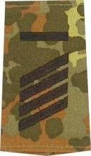 EMBLEMA - GERMAN ARMY FLECKTARN CAMO/BLACK SHOULDER LOOPS ´STABSGEFREITER UA´