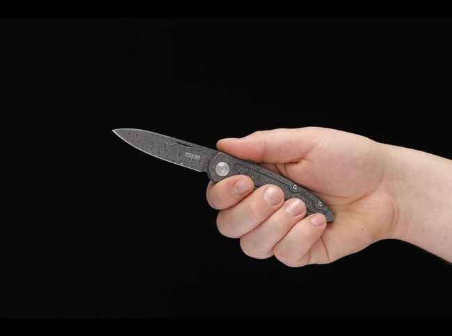Böker Special Run Merlin Damascus Masterpiece Pocketknife