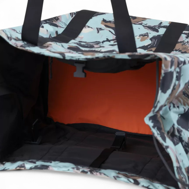 FIELD TOTE BAG - 55L - CORDURA 500D - DETACHABLE SHOULDER STRAP - INTERIOR ORGANIZER - HISTORICAL PRINT - DARK OPS - HELIKON-TEX