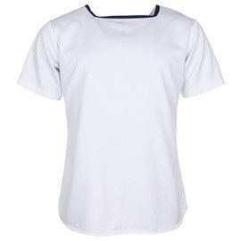 TRICOU DE MARINA ENGLEZ - ALB - UZAT