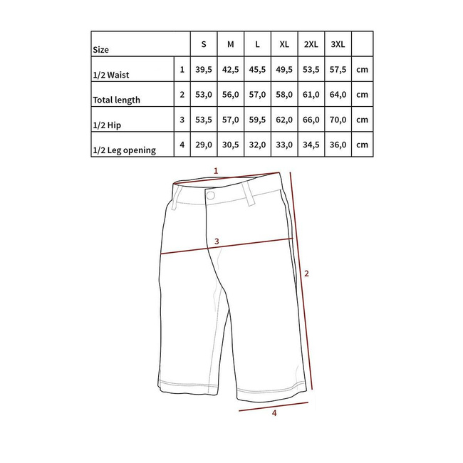 PANTALONI US SCURTI TIP BERMUDE, M95 - SKYBLUE - MFH®
