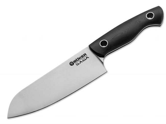 KITCHEN KNIFE SAGA SANTOKU G10 SANTOKU - BOKER