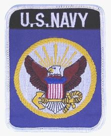 EMBLEMA U.S. NAVY 100 x 80 MM
