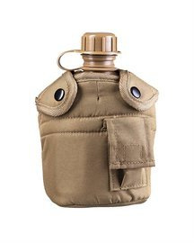 BIDON AMERICAN PENTRU APA - CU HUSA SI GAMELA - 900 ML - COYOTE