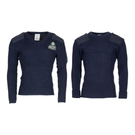 PULOVER BRITANIC - COMMANDO - ALBASTRU - UZAT