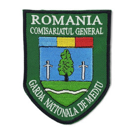 Emblema Comisariatul General Garda Nationala de Mediu, cu aplicare prin coasere