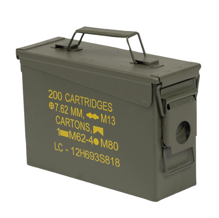 CUTIE AMERICANA PENTRU MUNITIE - OTEL - M19A1 - CAL. 30 - OLIVE DRAB