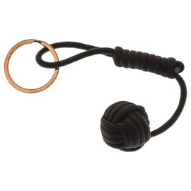 PARACORD TACTICAL MONKEY FIST PATCH - black