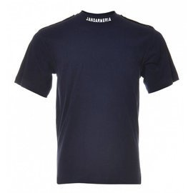 Tricou Jandarmeria albastru inchis cu epoleti si inscriptie la baza gatului