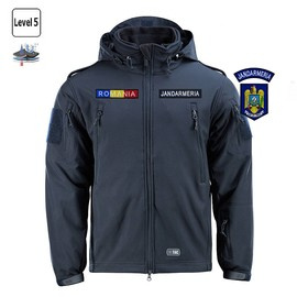 JACHETA IARNA SOFTSHELL CU CAPTUSEALA - M-TAC - BLEUMARIN - CU INSEMNE - IJJ JANDARMERIA